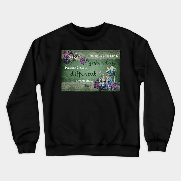 I was a Different Person Crewneck Sweatshirt by Danipost